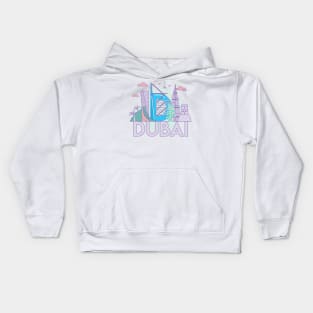 Dubai, United Arab Emirates Kids Hoodie